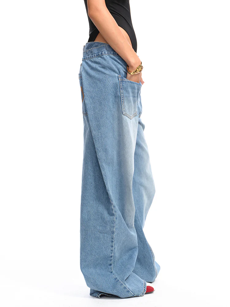 Washed Reversed - Pocket Jeans