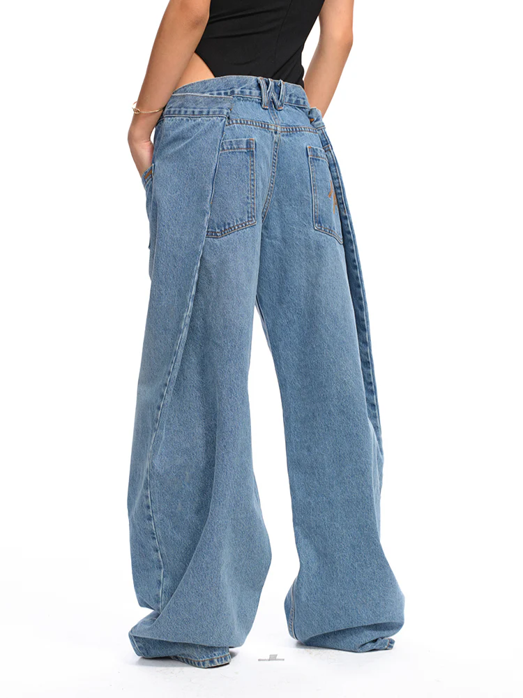 Washed Reversed - Pocket Jeans
