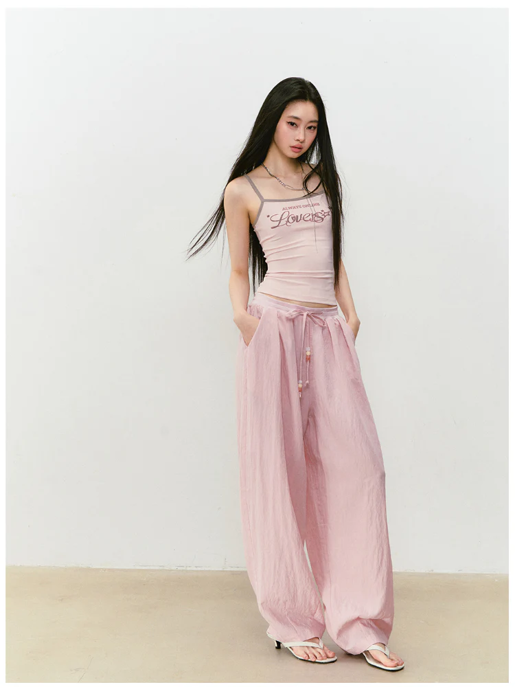 Loose String Casual Pants