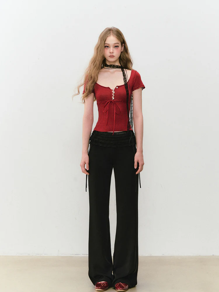 Loose String Casual Pants