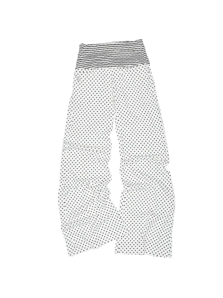 Polka Dot Stripe Double-Sided Tank Top