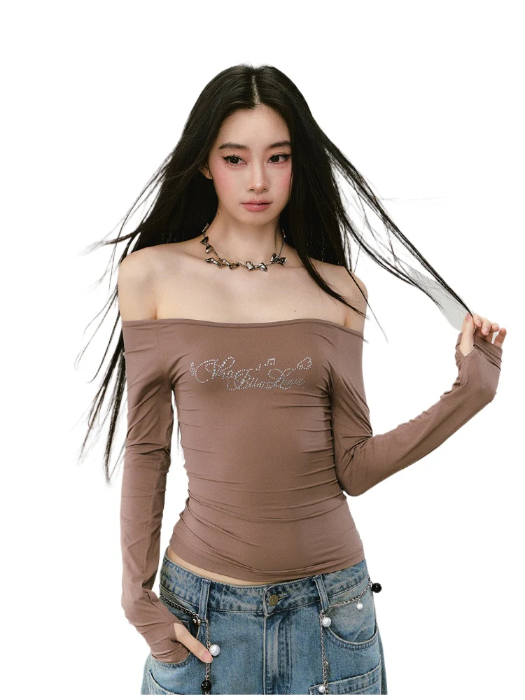 One-shoulder Skin-friendly Top