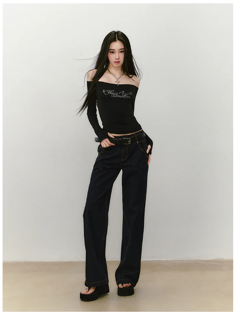 One-shoulder Skin-friendly Top