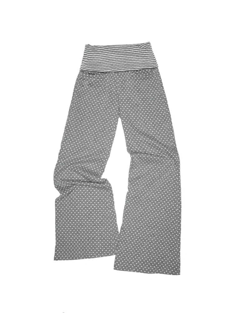 Polka Dot Stripe Double-Sided Tank Top