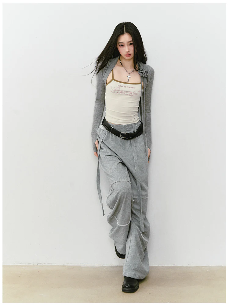 3D Flowers Lyocell Vest Coat