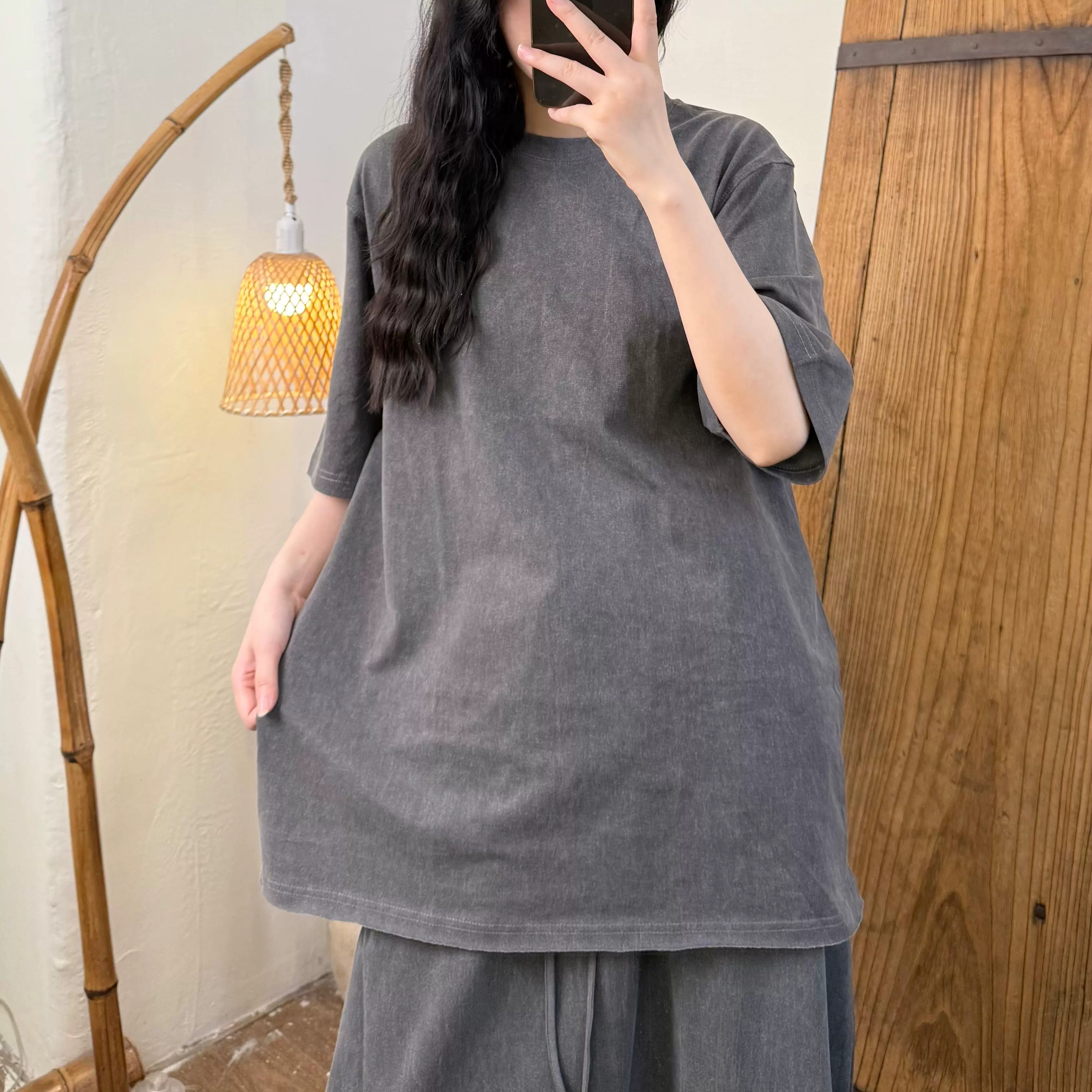 Summer Cotton Casual Versatile Soft Round Neck T-Shirt