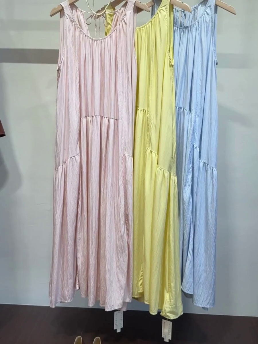 Kayla Round Neck Trapeze Dress (DR106)