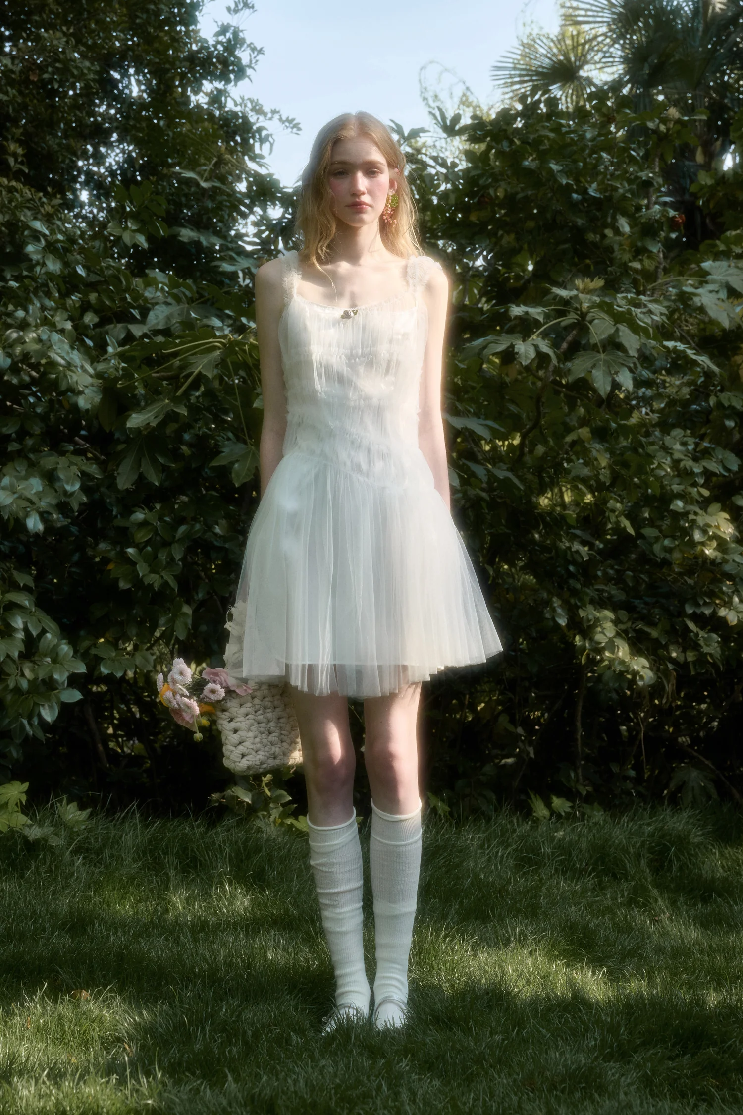 Soft Summer Lightweight Tulle Dress