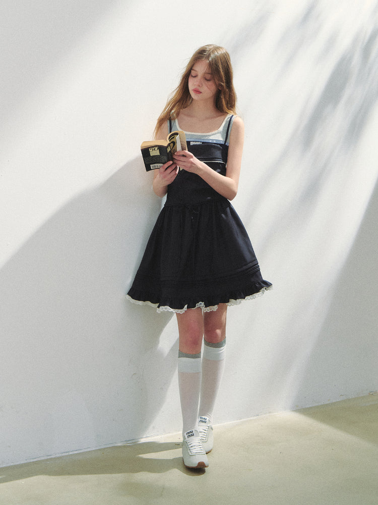 Preppy Strapless Dress