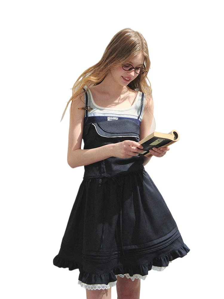 Preppy Strapless Dress