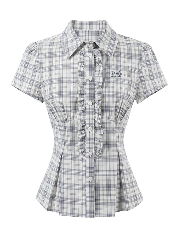 College - Style Slim Short - Sleeve Shirt