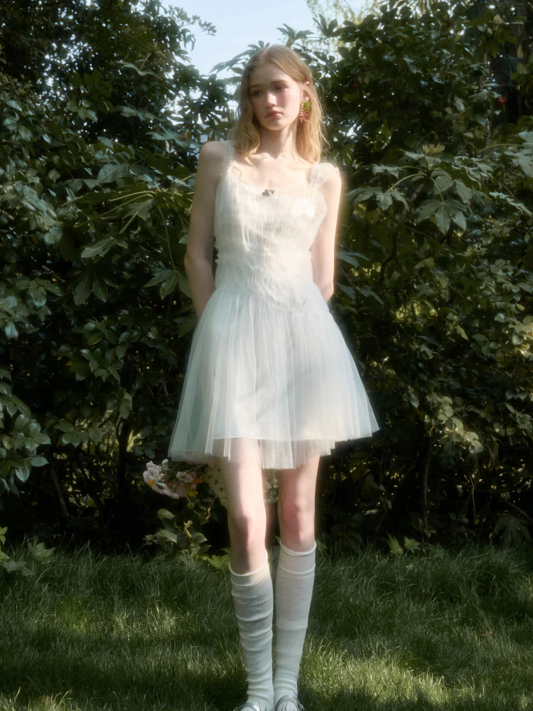 Soft Summer Lightweight Tulle Dress