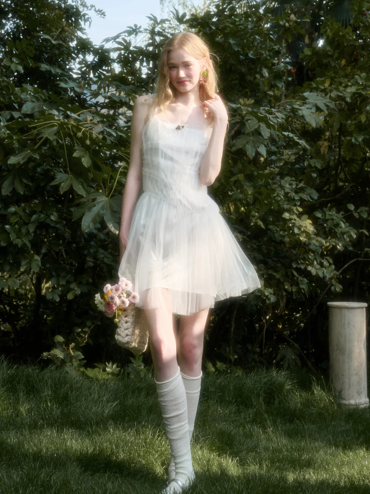 Soft Summer Lightweight Tulle Dress