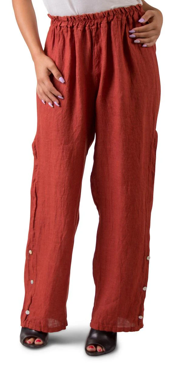 Linen Wide Leg Pants