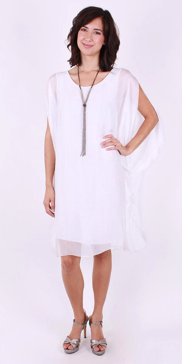 Silk Kaftan Dress