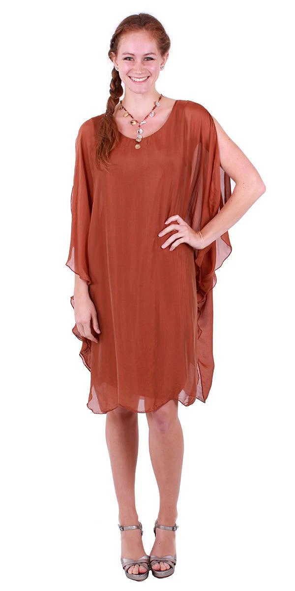 Silk Kaftan Dress