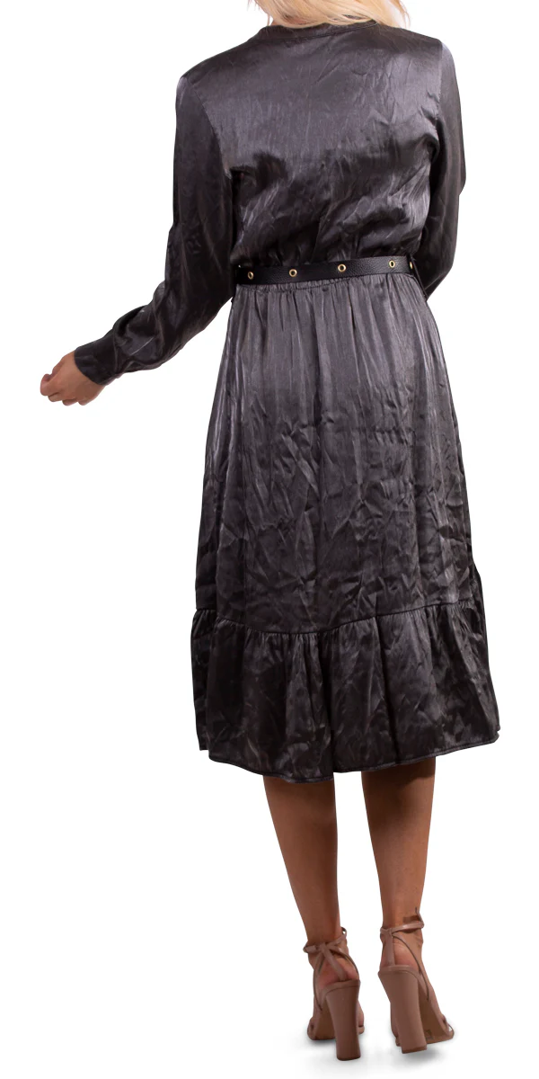 Long Sleeved High-Low Dress