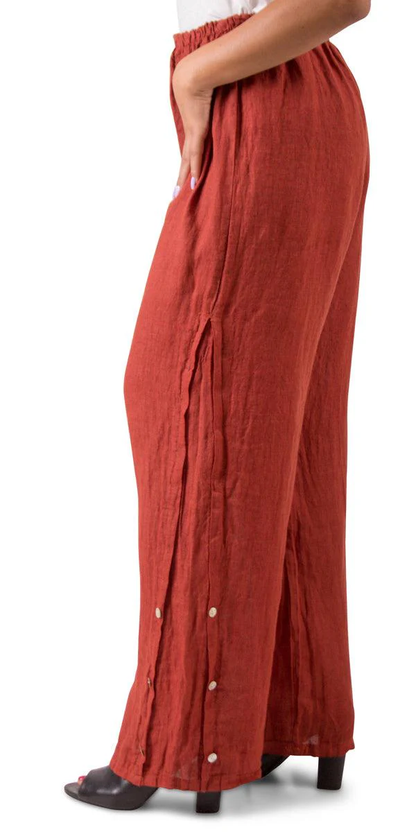 Linen Wide Leg Pants