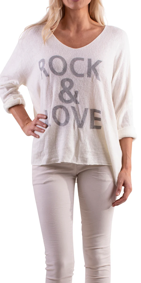 Mohair Blend Sweater with 