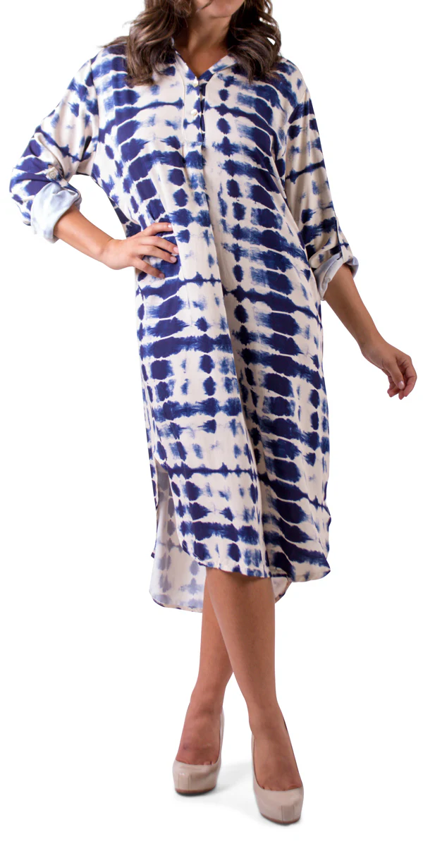 Tie-Dye Tunic Dress