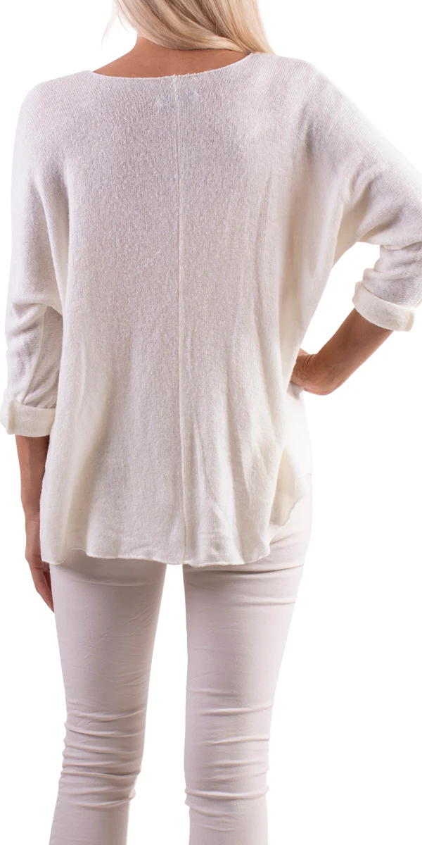 Mohair Blend Sweater with 