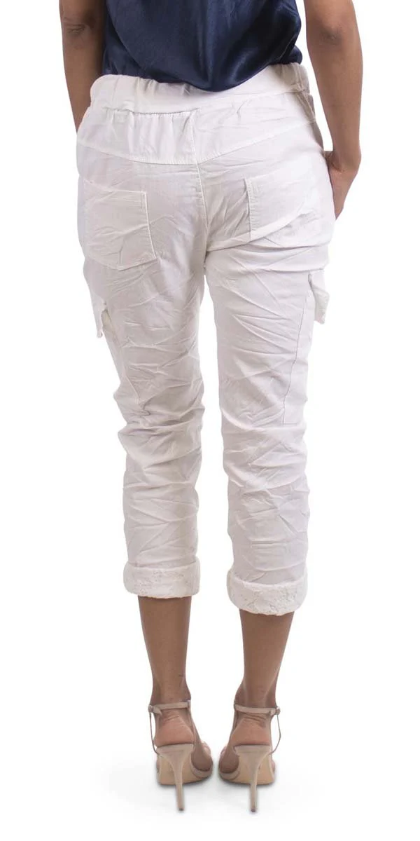 Drawstring Cargo Pants