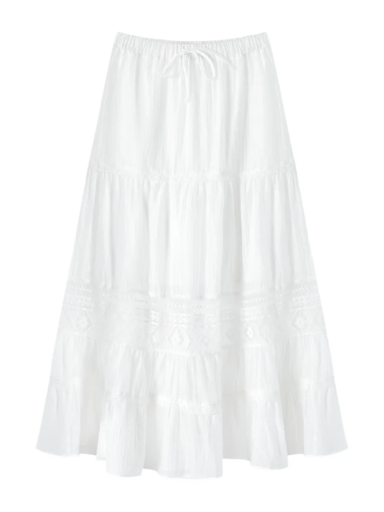 Soft Flutter Sleeve Blouse & Skirt Set