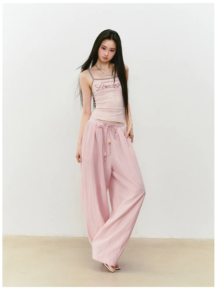 Loose String Casual Pants