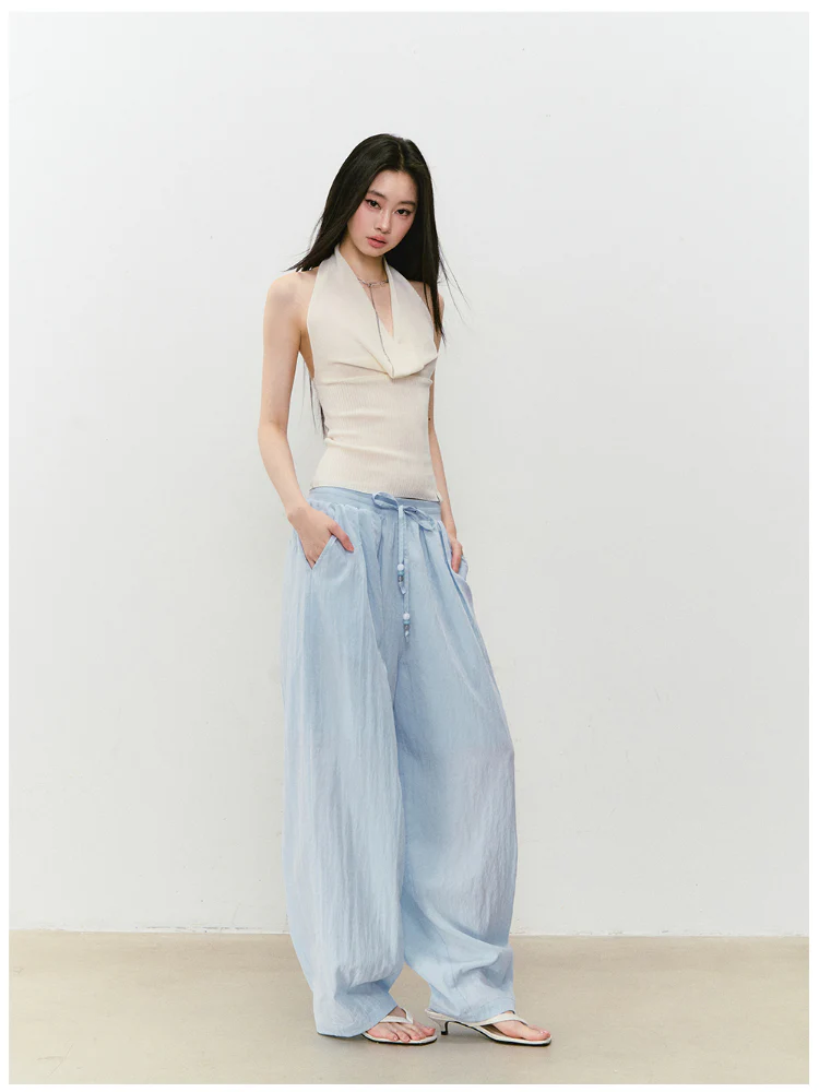Loose String Casual Pants