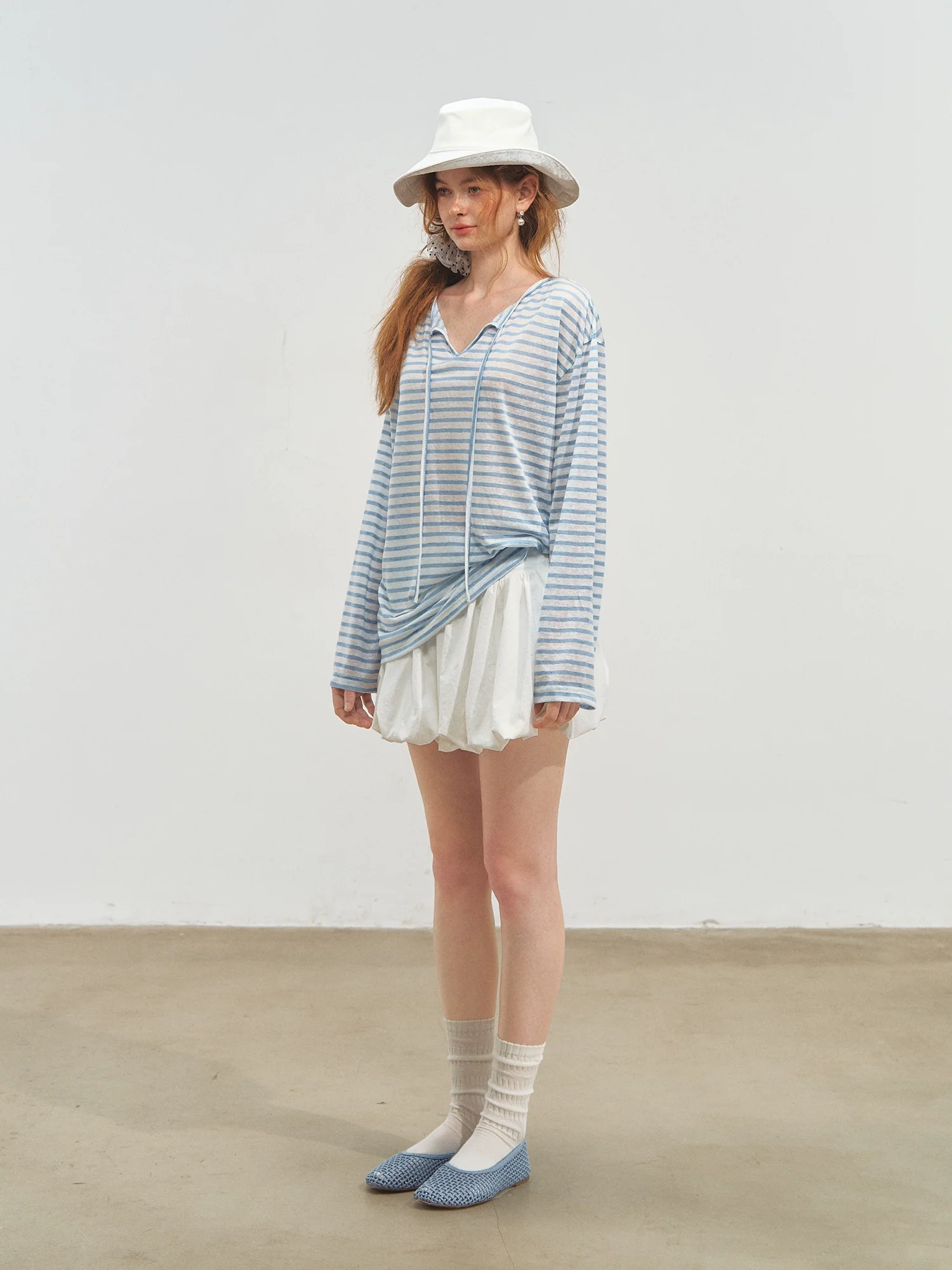 Reversible Strawberry Striped Shirt