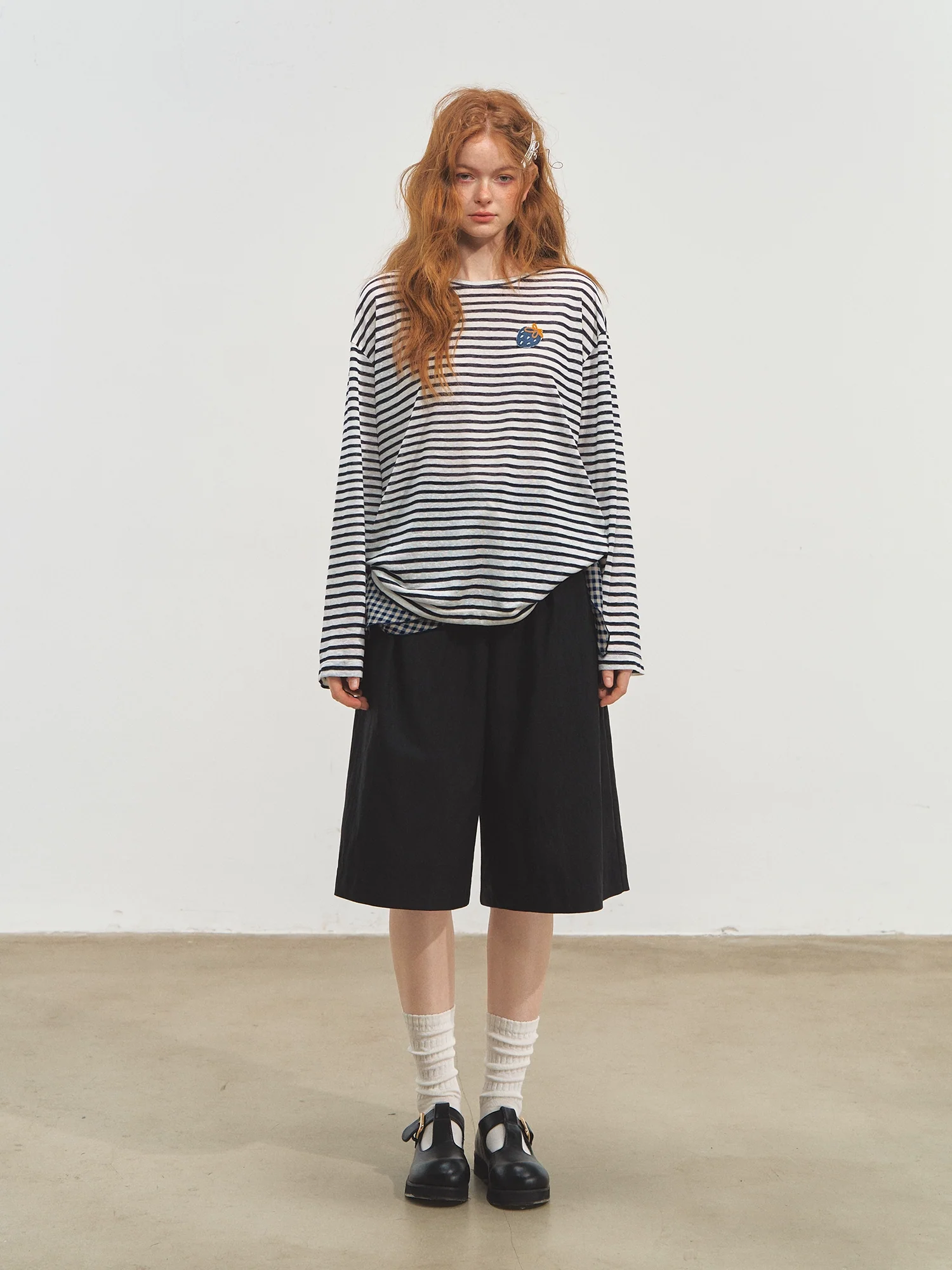 Reversible Strawberry Striped Shirt