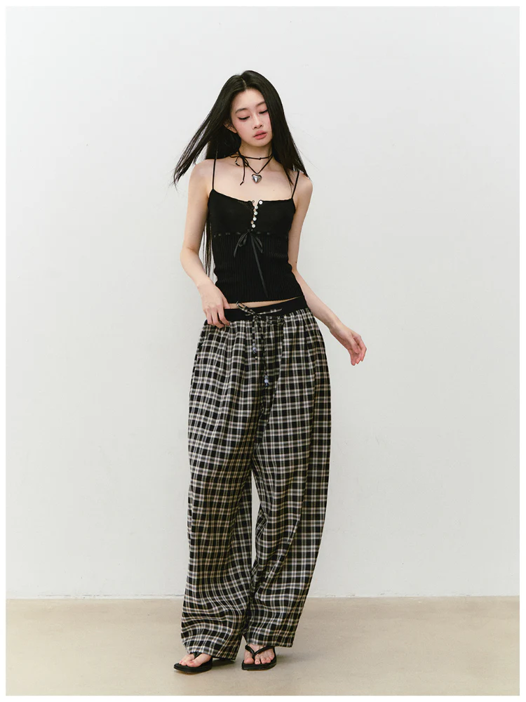 Loose String Casual Pants