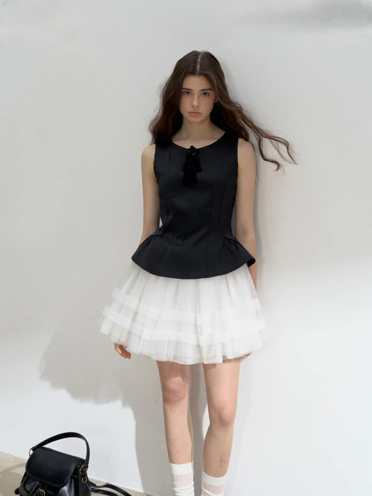 Satin Lace Ballet Dress