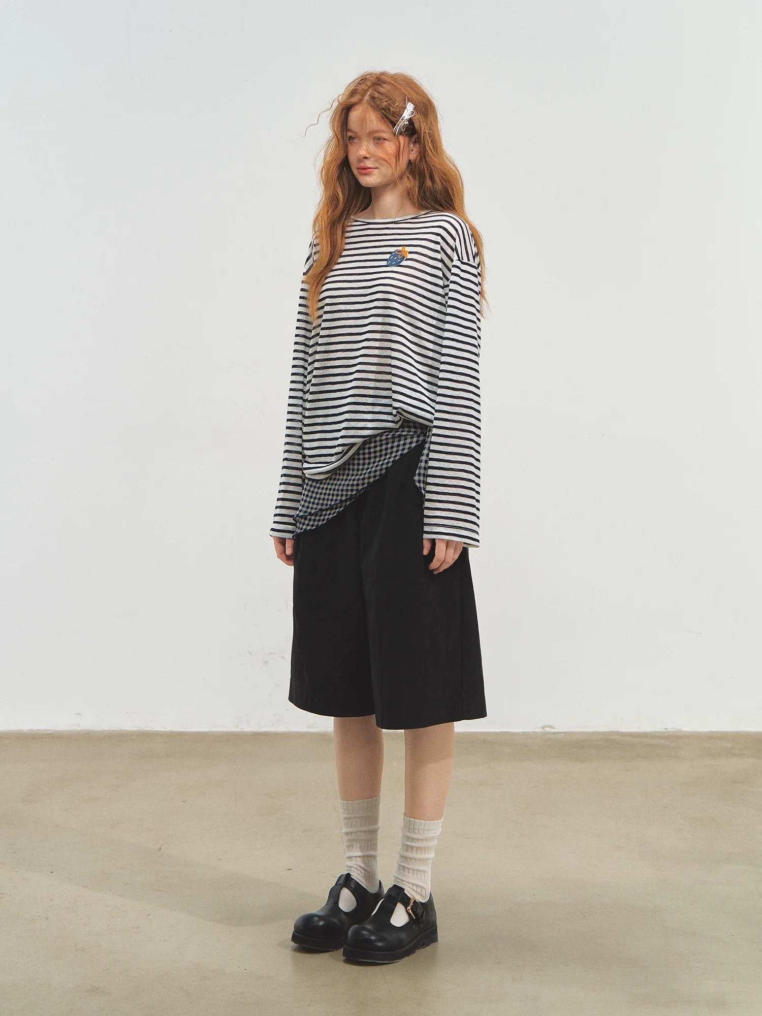 Reversible Strawberry Striped Shirt