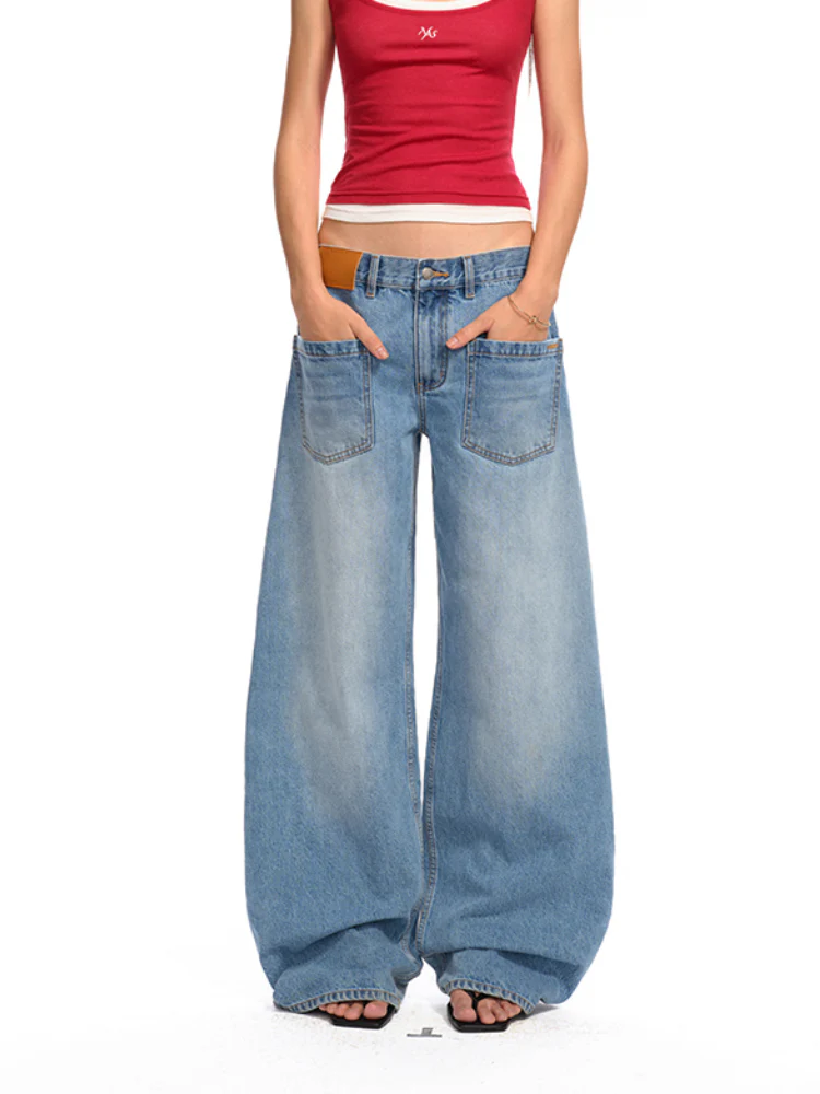 Washed Reversed - Pocket Jeans