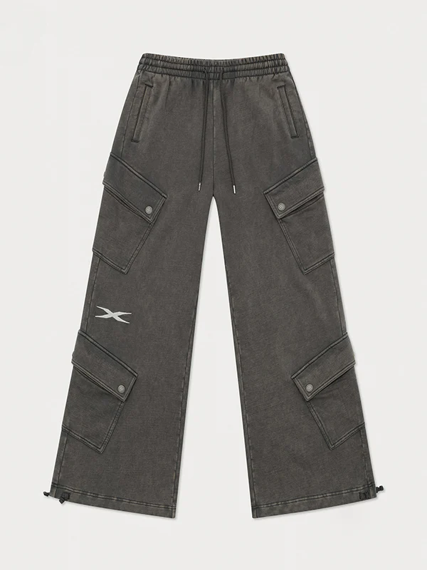 Black Enhanced Wide-Leg Pant