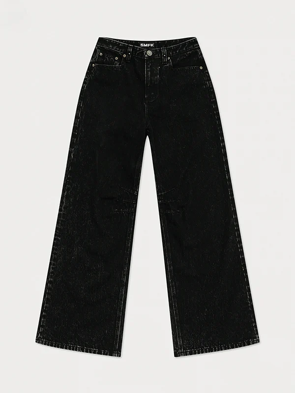 Compass Classic Wide-Leg Jeans