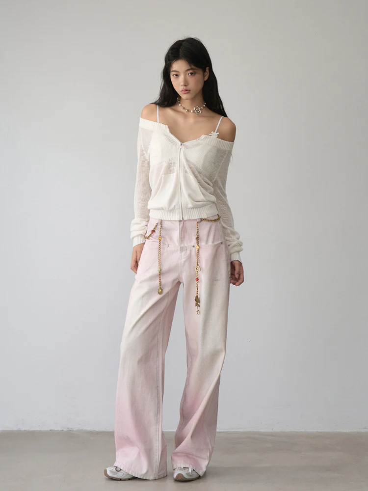 Double-Layer Structure Lace-Spliced Bra