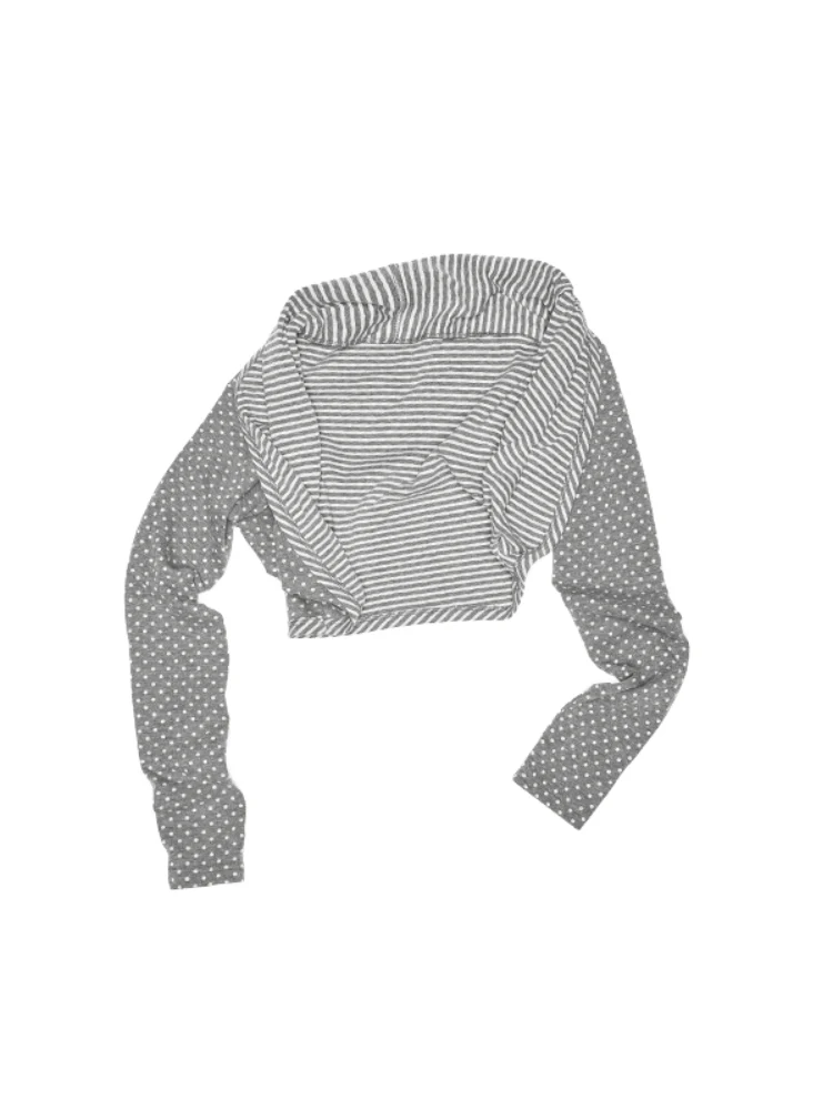 Polka Dot Stripe Jumpsuit Set