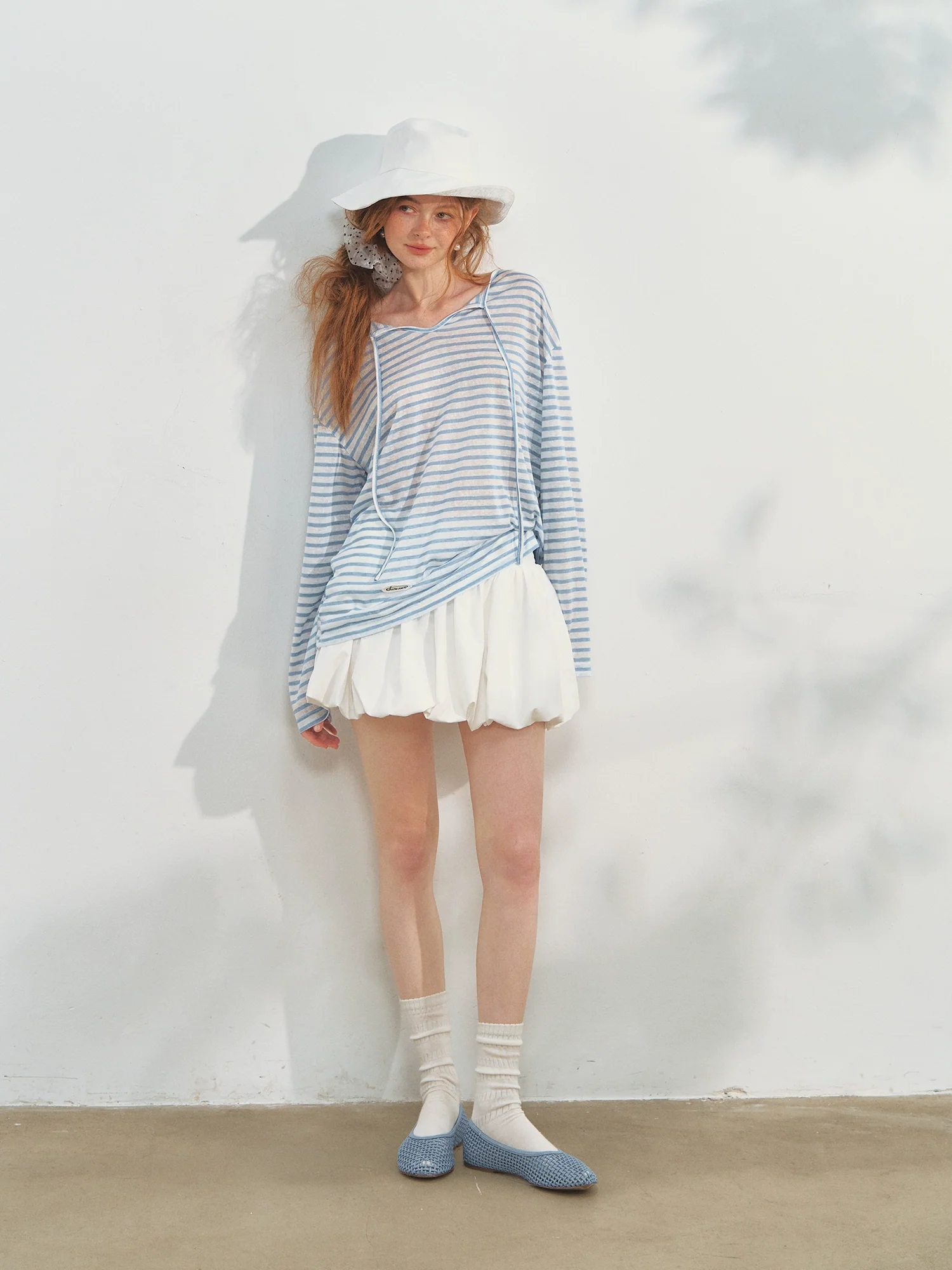 Reversible Strawberry Striped Shirt