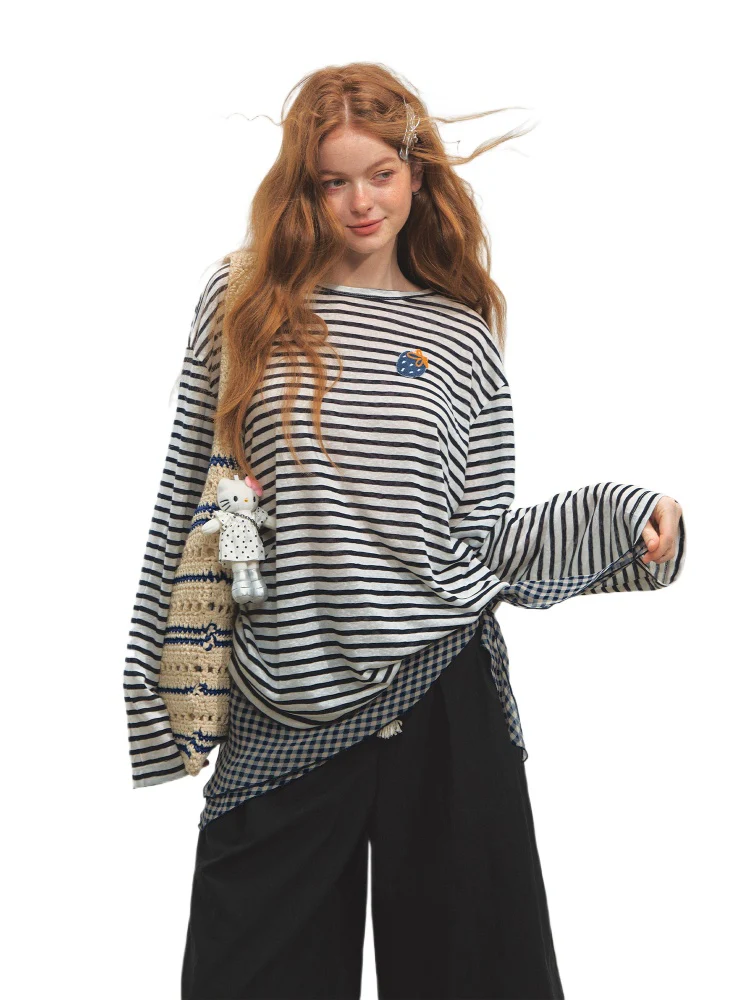 Reversible Strawberry Striped Shirt