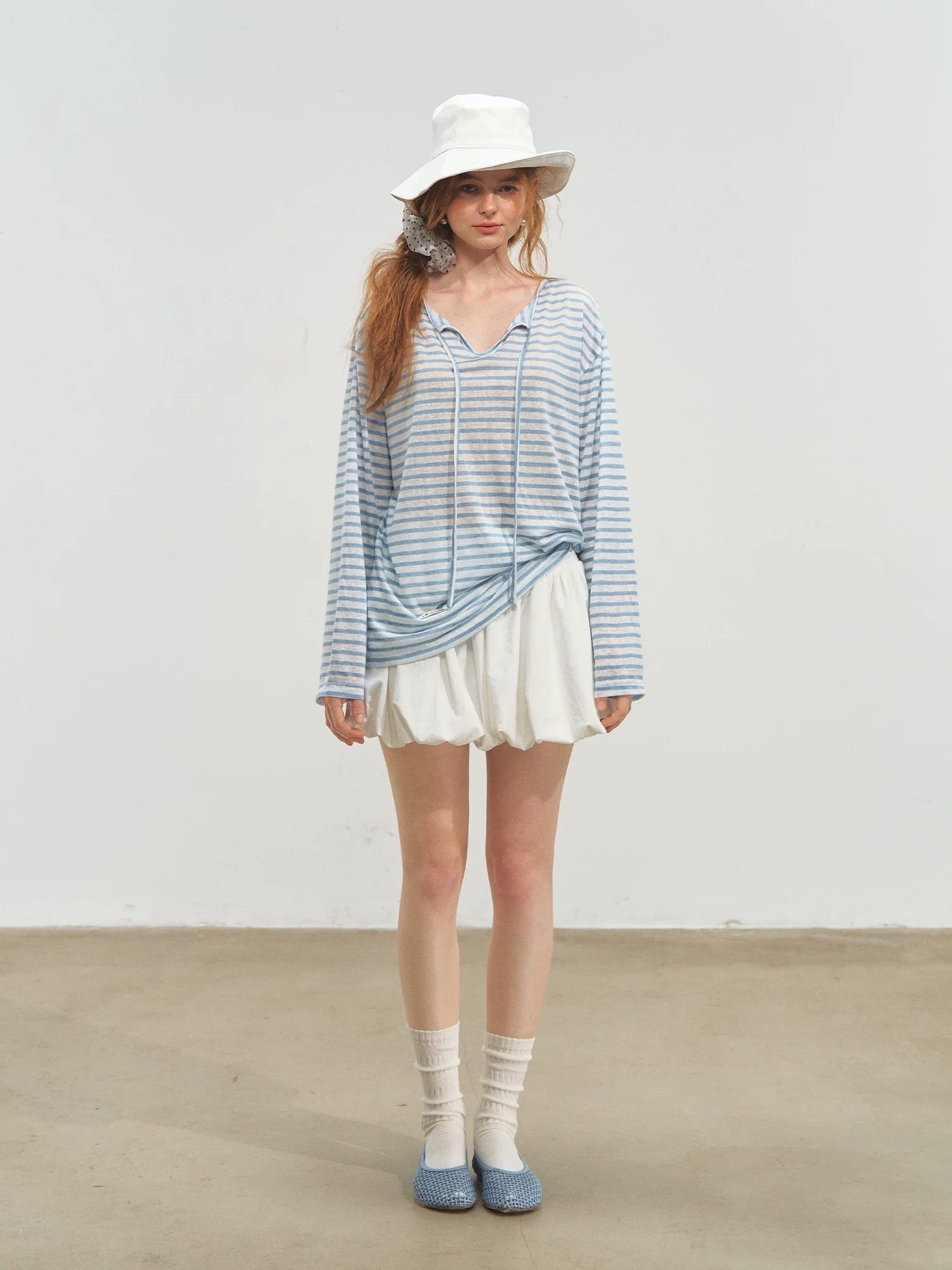 Reversible Strawberry Striped Shirt