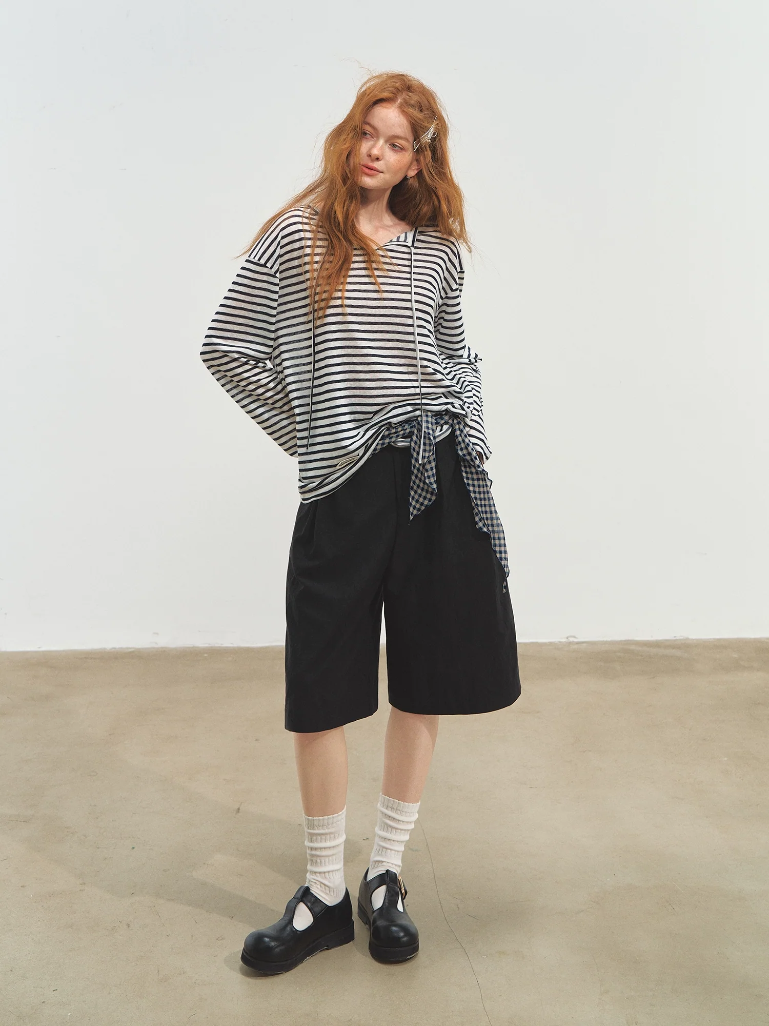 Reversible Strawberry Striped Shirt