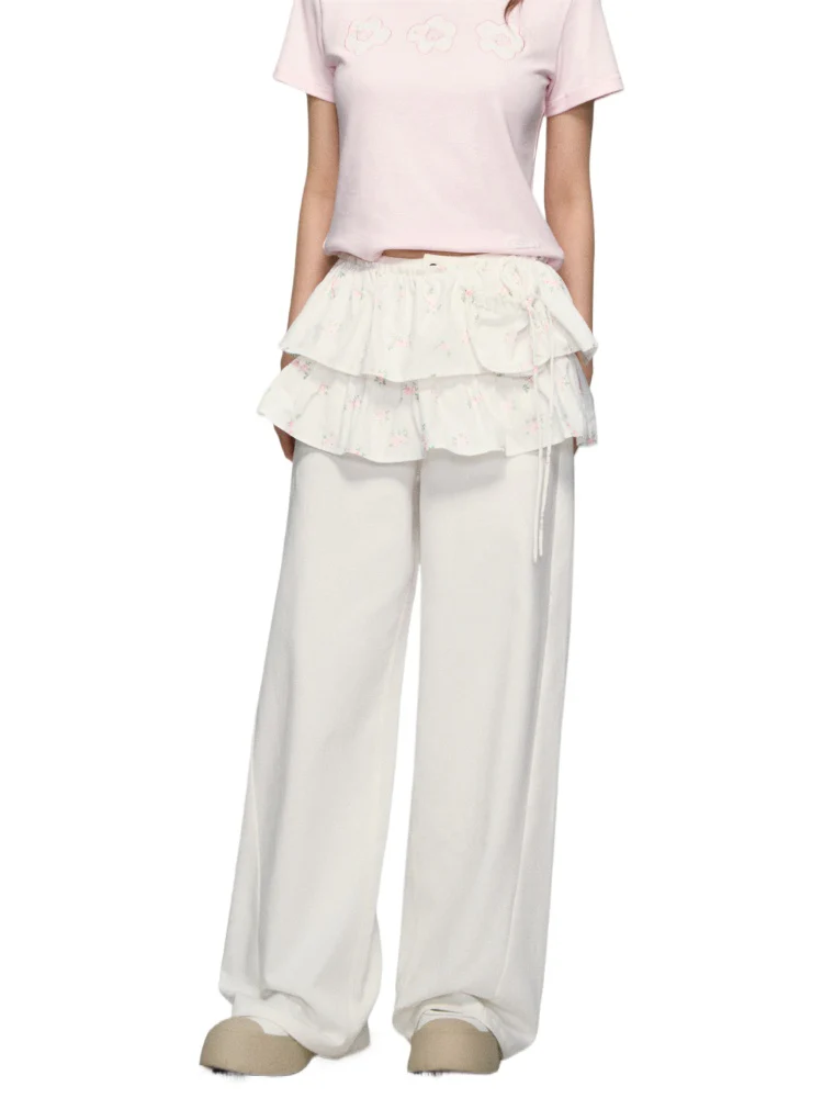 White Scimitar Shaped Slimming Jeans