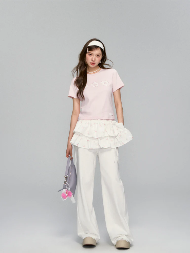 White Scimitar Shaped Slimming Jeans