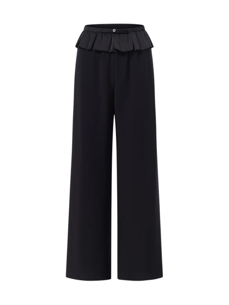 Bowknot Ruffled Long Pants
