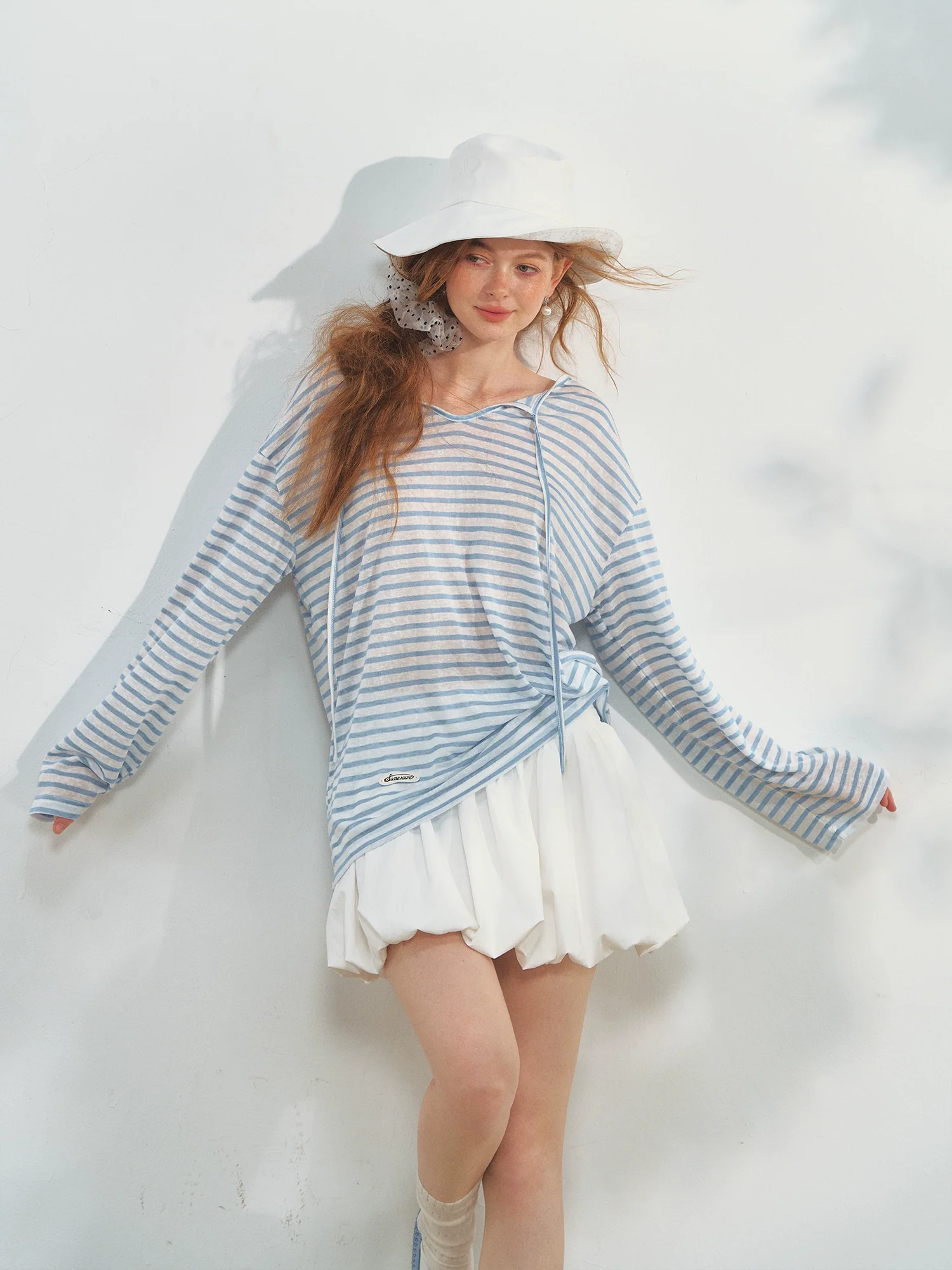 Reversible Strawberry Striped Shirt