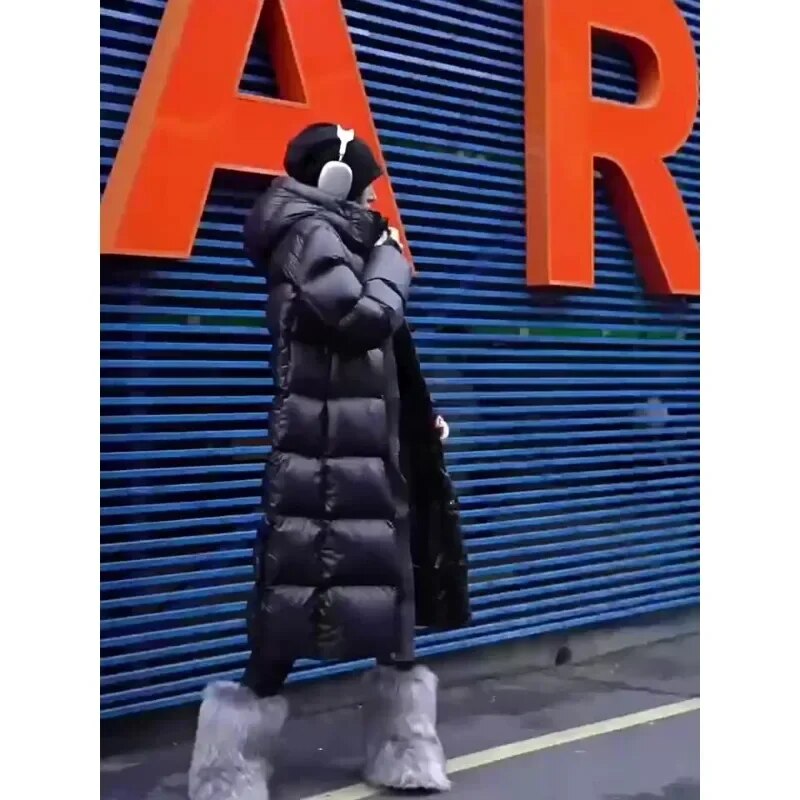 2023 New Winter Cheap Down Cotton Jackets Women's Clothing Long Parkas Slim Hooded Warm Winter Coats Female Black Overcoats