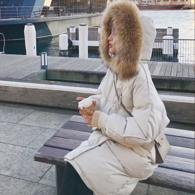 Parka Autumn Winter Jacket Women Clothes Vintage Warm Coat Female Women's Down Cotton Jacket Warm Thick Long Parkas Oversized