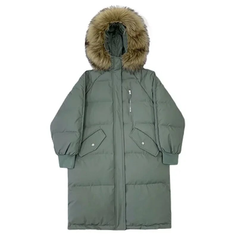 Parka Autumn Winter Jacket Women Clothes Vintage Warm Coat Female Women's Down Cotton Jacket Warm Thick Long Parkas Oversized